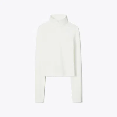 Tory Burch Cropped Jacquard Top