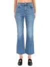 Tory Burch Cropped Pants In Blue