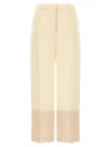 Tory Burch Cropped Pants In Neutral