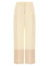 Tory Burch Cropped Pants In Neutral