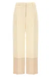 Tory Burch Cropped Pants In White
