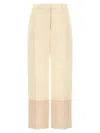 Tory Burch Cropped Pants White In Neutral