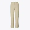 Tory Burch Cropped Stretch Golf Pant In Neutral