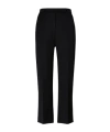 Tory Burch Cropped Wool Tailored Trousers In Black