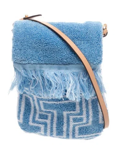 Pre-owned Tory Burch Crossbody Bag In Blue