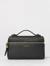 Tory Burch Romy Black Crossbody Bag With Adjustable And Removable Shoulder Strap And Logo Lettering On The Fron In Black