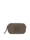 Tory Burch Miller Mini Shoulder Bag In Brown Leather In Brown