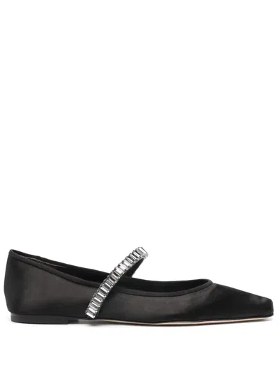 Tory Burch Crystal Ballet In Perfect Black/black Diamond