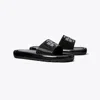 Tory Burch Crystal Bubble Jelly Slide Sandal In Perfect Black/perfect Black