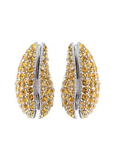 Tory Burch Textured Teardrop Earrings In Gold