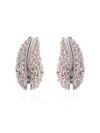 Tory Burch Crystal-embellished Earrings In Metallic