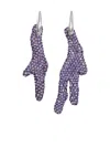 Tory Burch Crystal-embellished Hand Earrings