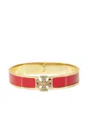Tory Burch Crystal-embellishment Bracelet In Gold
