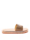 Tory Burch Bubble Jelly Slides In Brown