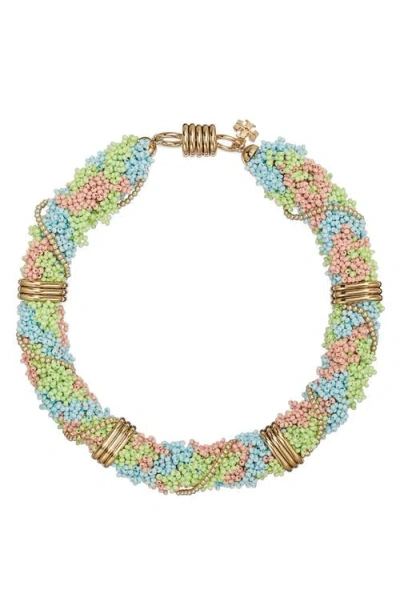 Tory Burch Curiosity Short Necklace In Pattern