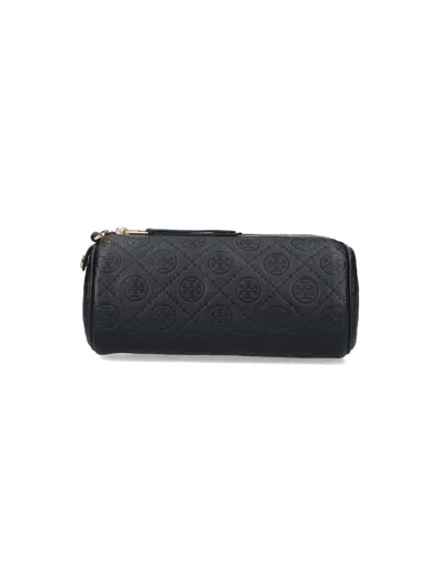 Tory Burch Cylinder Shoulder Bag In Black