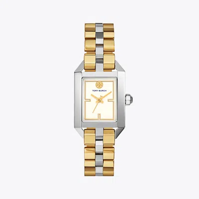 Tory Burch Dalloway Bracelet Gold/silver Ss In Multi