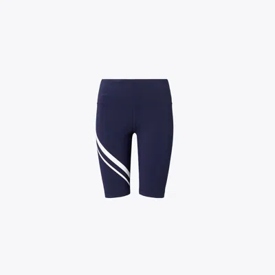 Tory Burch Damen Chevron Bike Short In Blue