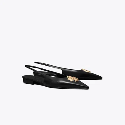 Tory Burch Damen Eleanor Slingback Flat In Black