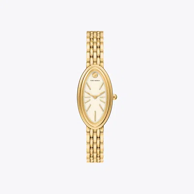 Tory Burch Damen Elongated Oval Watch In Multi
