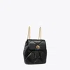 Tory Burch Damen Kira Mini-rucksack Mit Rautensteppung In Black
