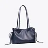 Tory Burch Damen Kleine Ella Natuura Tote Bag Mit Kordelzug In Blue