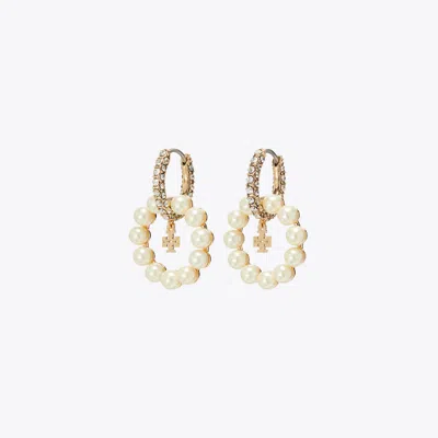 Tory Burch Damen Moondance Perlencreolen In Gold