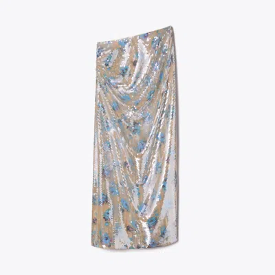 Tory Burch Sequin Skirt In Multi