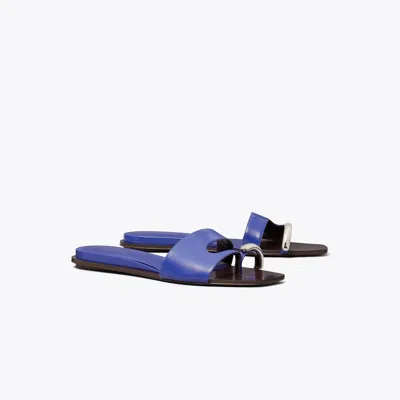 Tory Burch Damen Slide Mit Piercing-detail In Blue