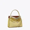 Tory Burch Damen Small Lee Radziwill Embossed Double Bag