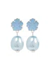 Tory Burch Dangle Earrings In Blue