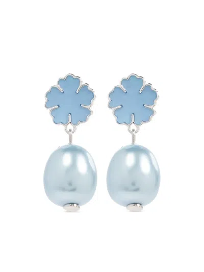 Tory Burch Dangle Earrings In Blue