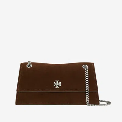 Tory Burch Dark Brown Kira Medium Shoulder Bag