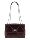 Tory Burch Kira Diamond Quilt Distressed Convertible Shoulder Bag Crossbody Bags Bordeaux In Red