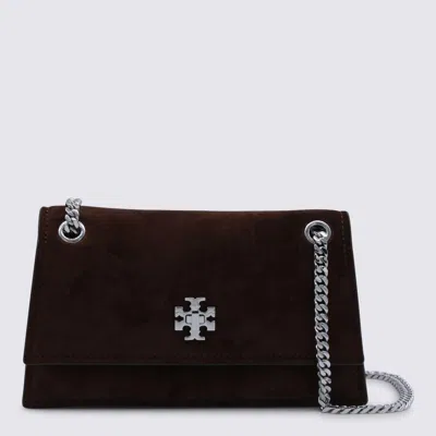 Tory Burch Dark Cocoa Leather Crossbody Bag In Brown