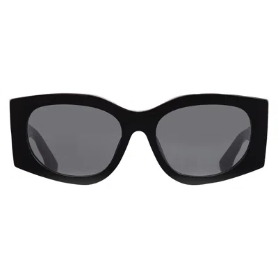 Tory Burch Dark Grey Rectangular Ladies Sunglasses Ty7221u 170987 56 In Black