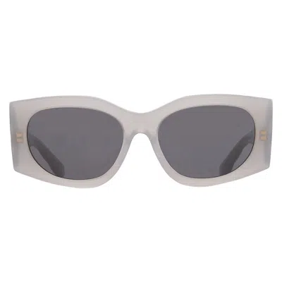 Tory Burch Dark Grey Rectangular Ladies Sunglasses Ty7221u 202587 56 In Gray