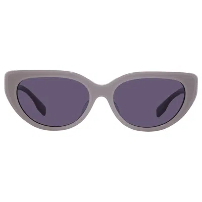 Tory Burch Dark Violet Cat Eye Ladies Sunglasses Ty7220d 20291a 55 In Gray