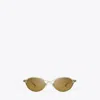 Tory Burch Deco Runway Sunglasses In Gold