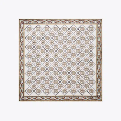 Tory Burch Deco T Monogram Neckerchief In Brown