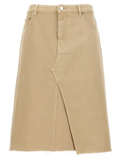 TORY BURCH DECONSTRUCTED MIDI SKIRT