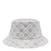 Tory Burch Crystal Embellished Wide Brim Hat In Gray