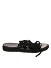 Tory Burch Delicate Black Suede Sandals In Black