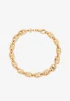 Tory Burch Delicate Gemini Chain-link Bracelet In Gold