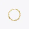 Tory Burch Delicate Gemini Link Bracelet In Brown