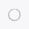 Tory Burch Delicate Gemini Link Bracelet In Silver