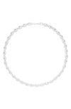 Tory Burch Delicate Gemini Necklace In Metallic