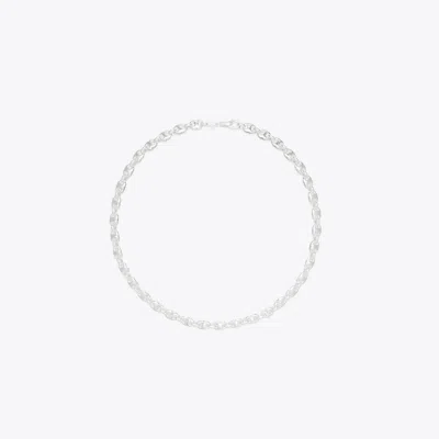 Tory Burch Delicate Gemini Necklace In Silver