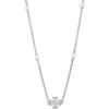 Tory Burch Delicate Kira Cultured Pearl Station Necklace
