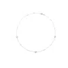 Tory Burch Delicate Kira Pearl Necklace In Slv Crstl Prl
